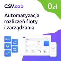 CSV.cab - Automatyzacja rozliczeń floty Uber, Bolt i Freenow.